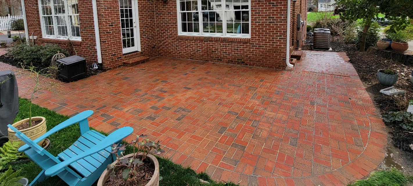 Brick cleaning after