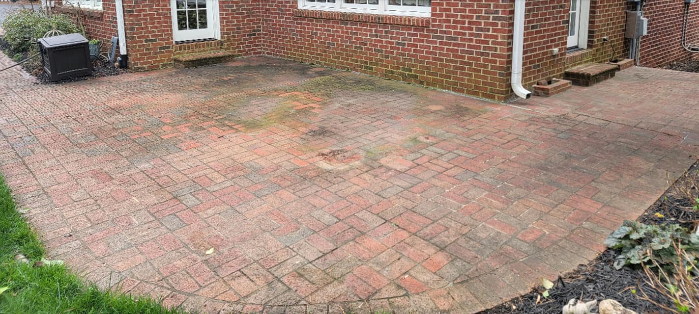 Brick cleaning before