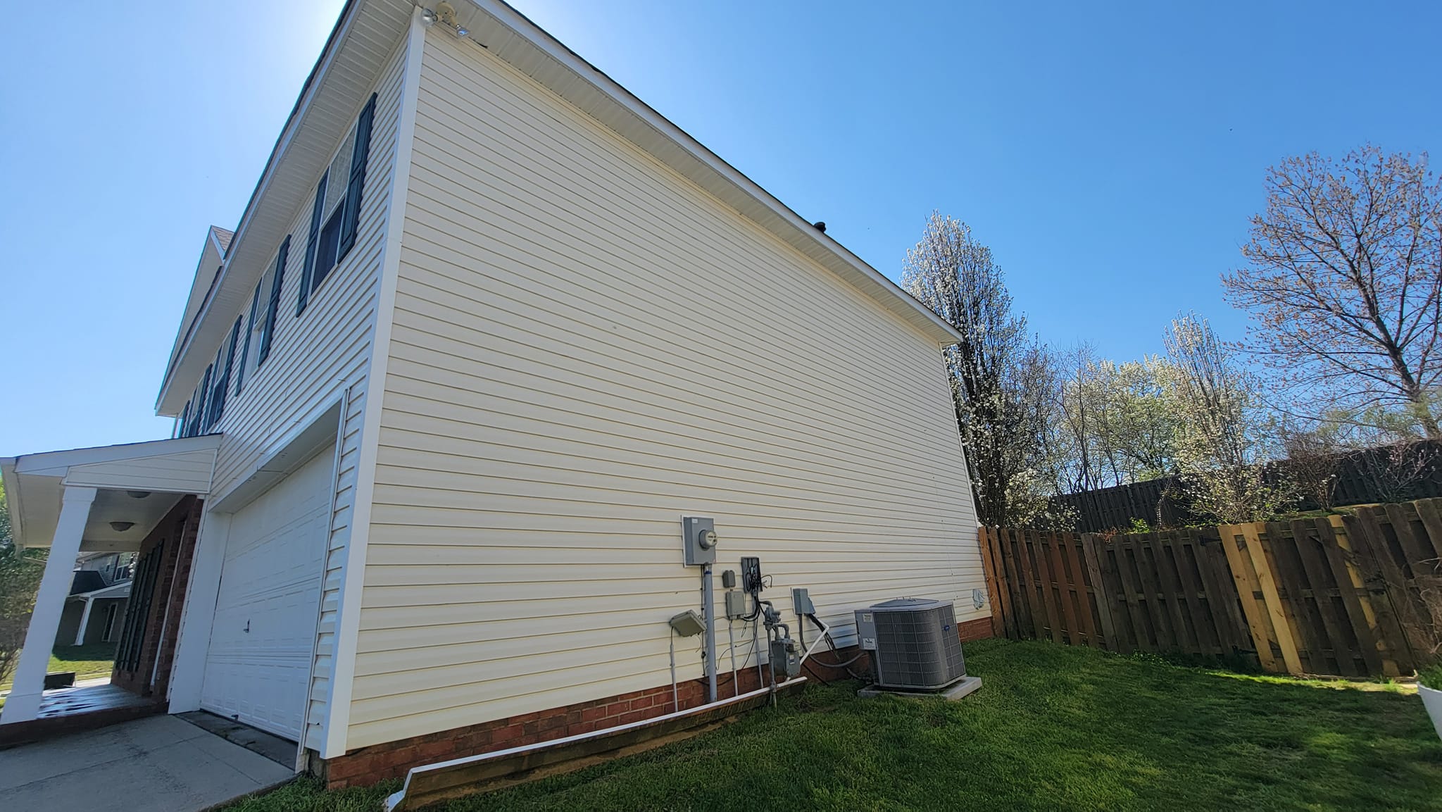 Siding cleaning